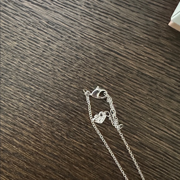 Swarovski Necklace with Blue and Clear Gemstones - Picture 3 of 5